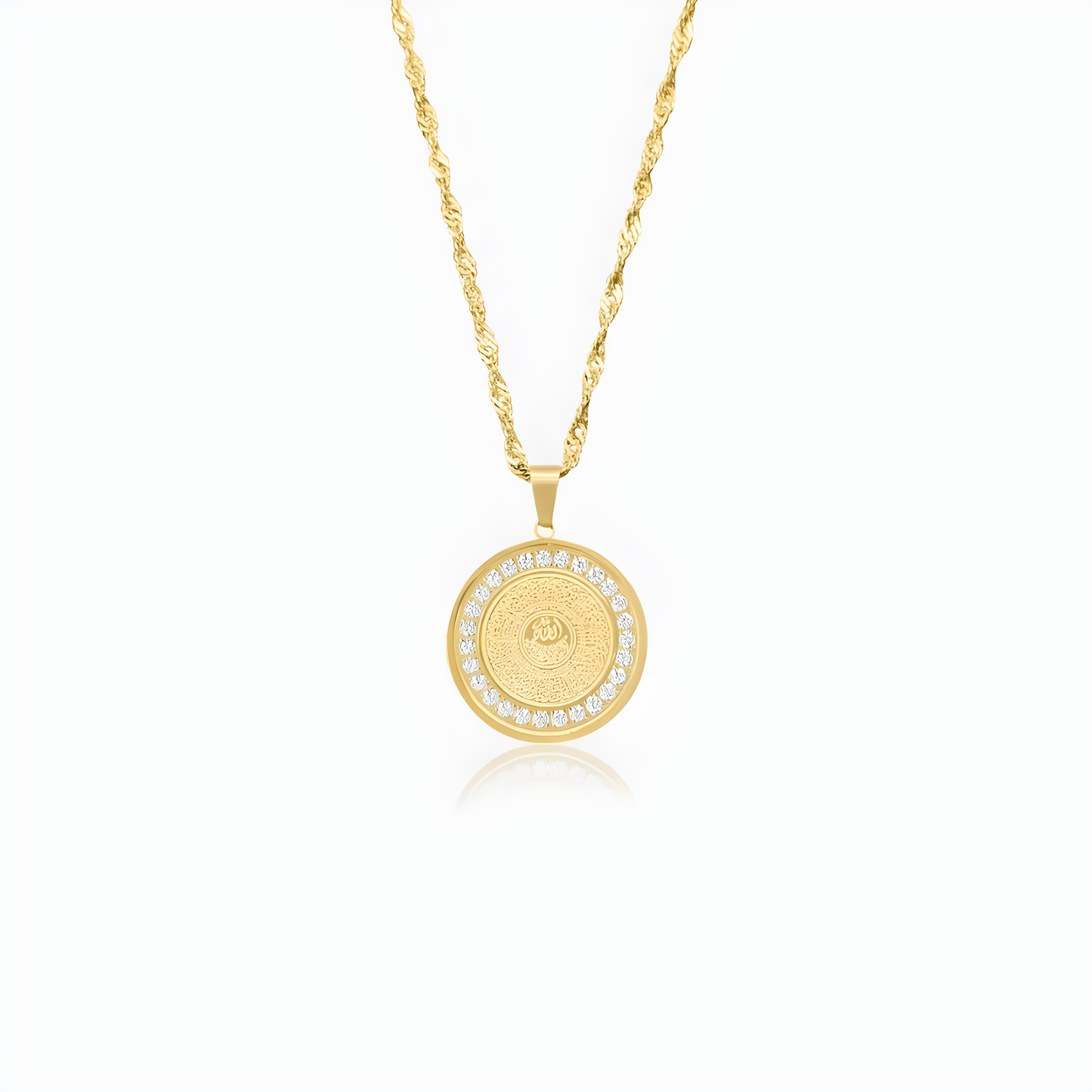 Ayatul Kursi -Halskette mit Zirkoniasteinen