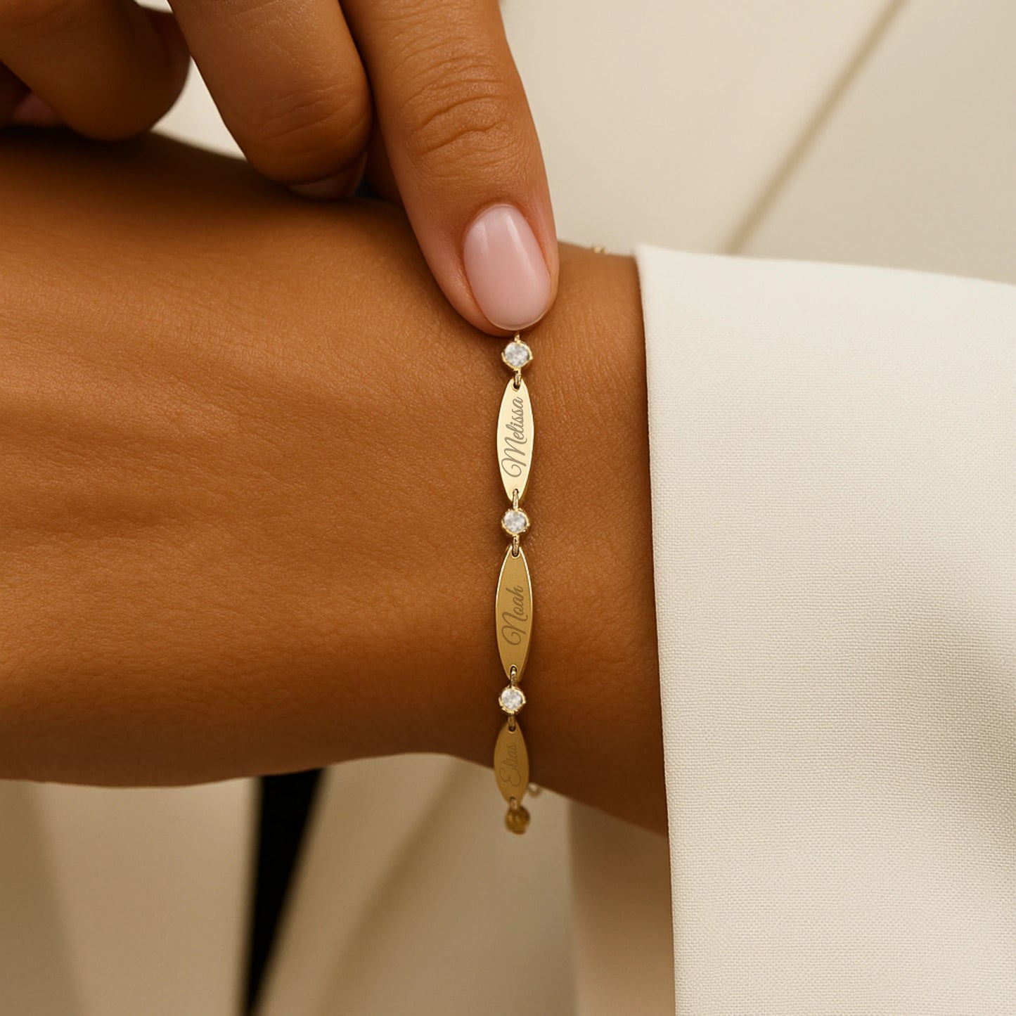 Kreis der Liebe – Namensarmband