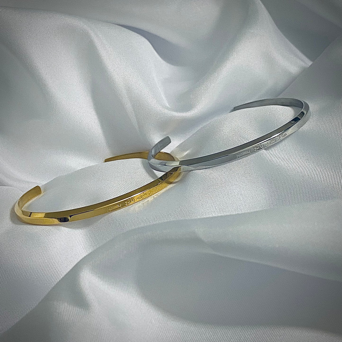 "Everything comes with patience" - Cuff Bracelet