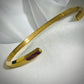 "Everything comes with patience" - Cuff Bracelet