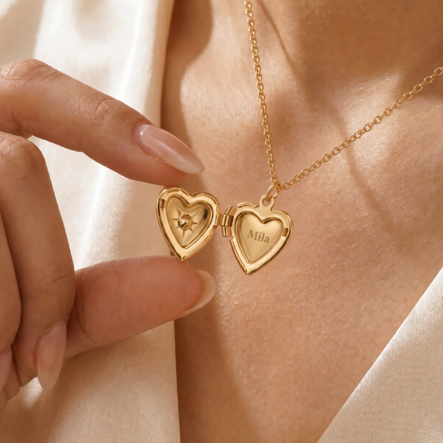 Heart Locket Necklace