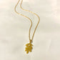 Olive branch necklace
