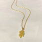 Olive branch necklace