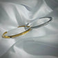 "Everything comes with patience" - Cuff Bracelet