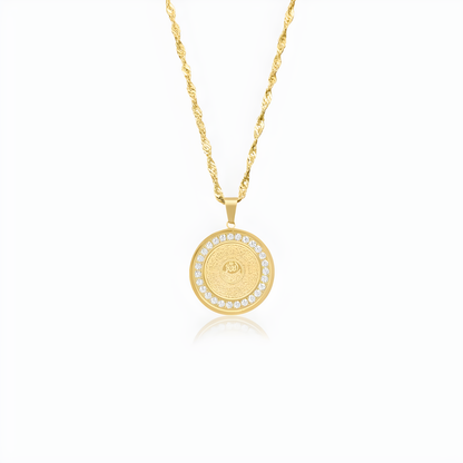 Ayatul Kursi -Halskette mit Zirkoniasteinen