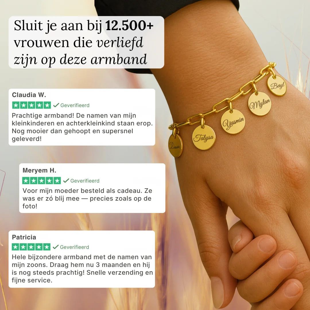 Für immer Namensarmband