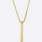 4Qul 3D Bar Ketting (Al-Ikhlas, Al-Nas, Al-Falaq & Al-Kafiroun)